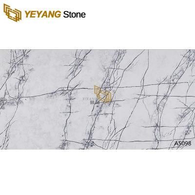 Wholesale Quartz Countertops Solid Surface Calacatta Quartz for Kitchen/Backsplash/Bath/Vanity Tops