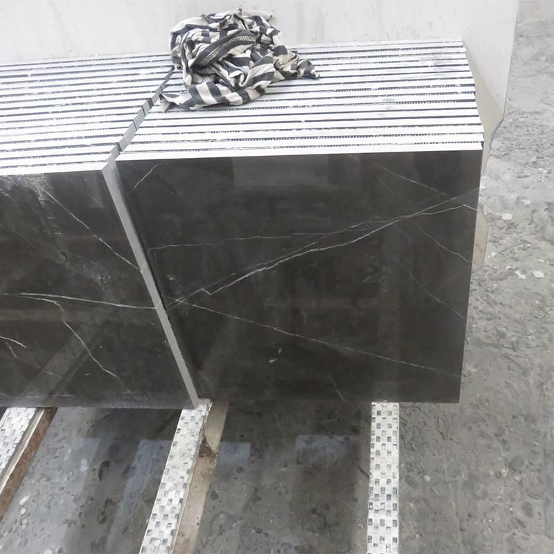 Natural Gray Stone Slab Bulgaria Grey Marble Price for Wall Tile Countertop