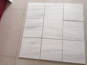 White with Grey Marble Tile for Wall, Flooring, Paving Tile