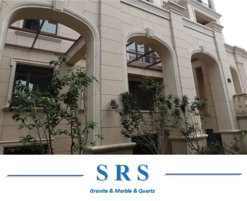Cream Beige Limestone for Wall Facade and Slabs