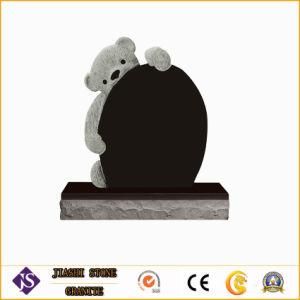 Granite Headstone and Memeorial with Little Bear for Children