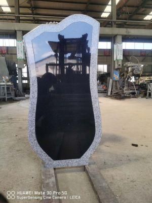 Insert Black Granite Tombstone Monument Headstone
