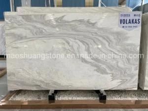 High Quality Polished/Honed/Antique/Sandblasted Volakas White Marble Tiles for Interiors/ Indoor/ Floor/Wall Decoration