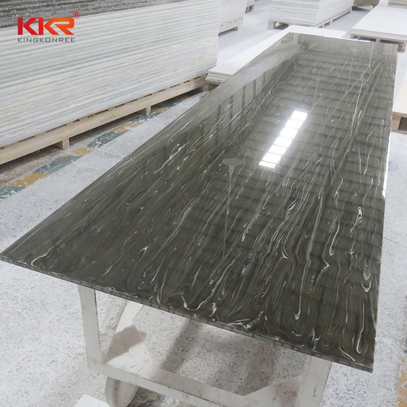 Factory Price Solid Surface Sheet for Countertops and Table Top in Marble Stone 30mm Sheet