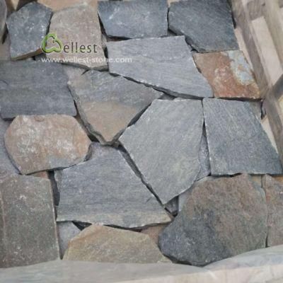 Irregular Wall Cladding Stone Veneer, Flagstone for Chimeny Wall