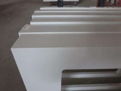 Quartz Factory Price Pure White Quartz Stone Vanity Top for Bathroom/Hotel/Commerical/Kitchen