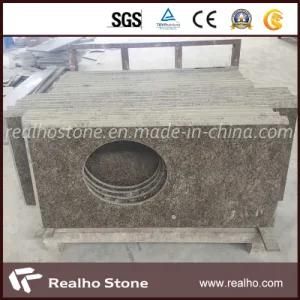 Grey Granite Prefab Bathroom Countertop for Discount