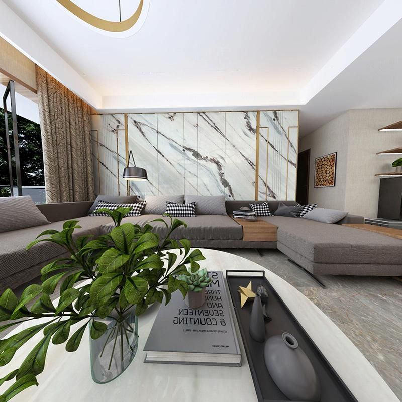 TV Wall Tiles Ceramic Marble TV Background Wall Slate Brick Ultra Thin Porcelain Tiles