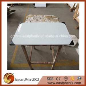 Domestic White Polished Crystallized Glass Flooring Tile