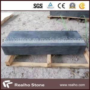Good Price Black Granite Stone Stair Tread with Bush Hammered Anti Slip Strip
