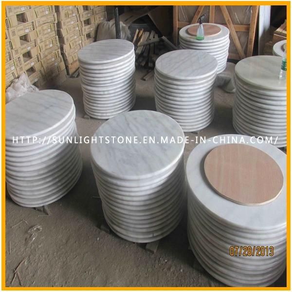 China Cheap Guangxi White Marble for Stone Floor Tiles