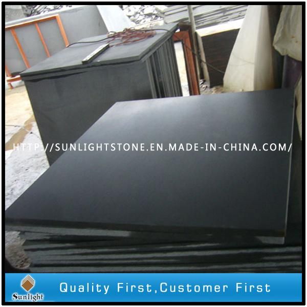 Sawn Cut/Honed Surface Black Basalt for Paving Stone, Cubestone