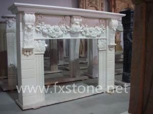 Marble Fireplace Mantels /Stone Fireplace Marble Mantel/Stone Mantel