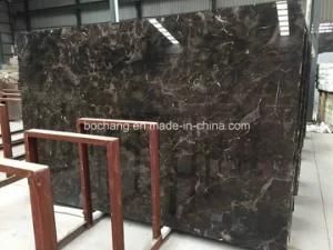 Chinese Dark Emperador Marble for Tile Slab