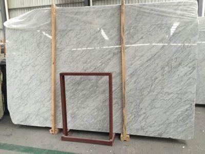 Natural Chinese Eastern White Carrara Oriental White Marble Tiles /Slabs