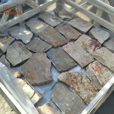 Beige Slate Decorative Wall Stone Concrete Brick