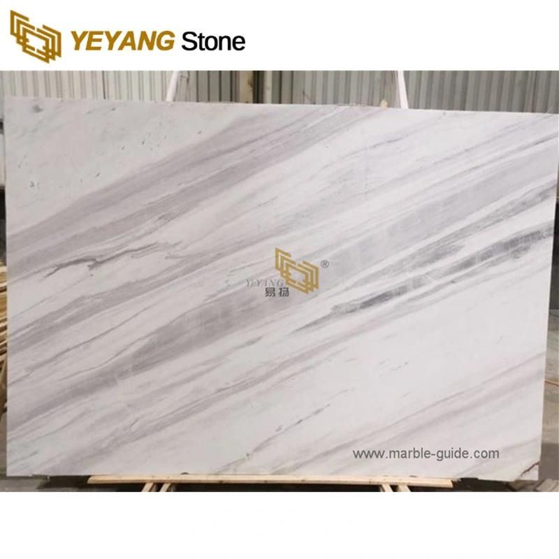 Volakas White Marble Slab/Tiles for Kitchen/Countertop/Floor/Wall Factory Price