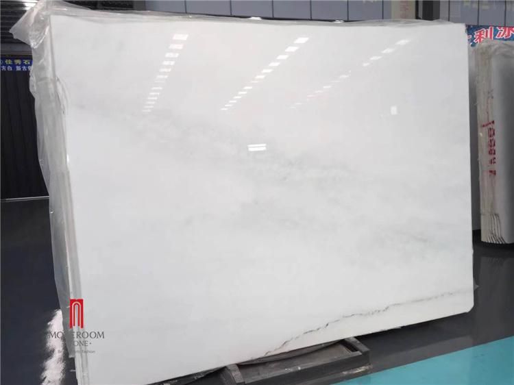 Chinese Pure White Marble Backlit Alabaster Onyx Tile for Wall