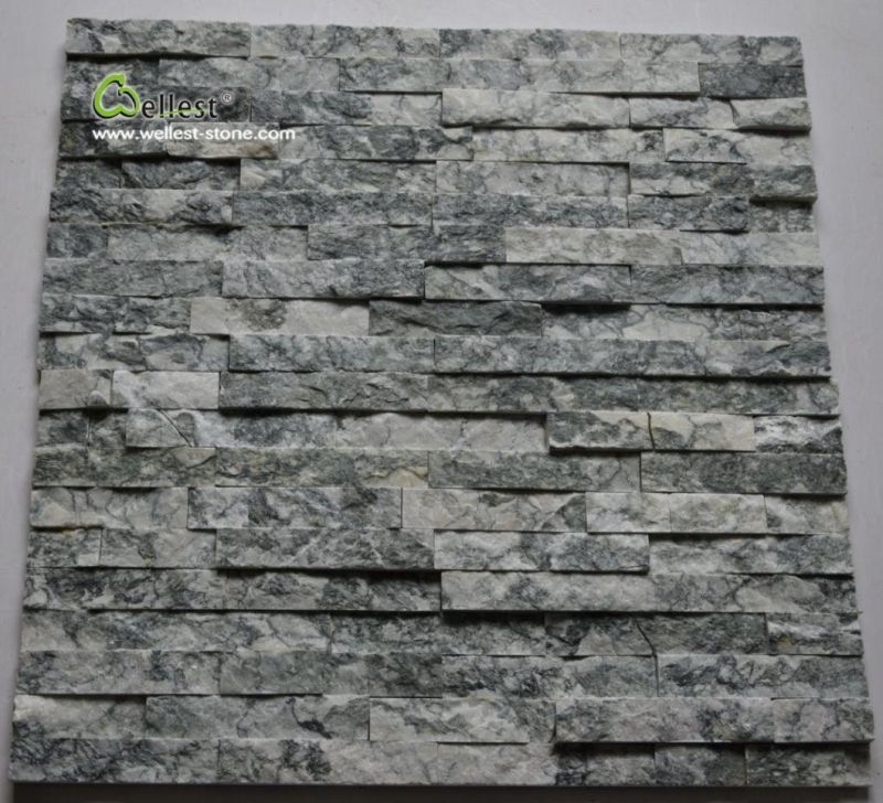 Poetic Lotus Green Marble Culture Stone for Wall Decorating/Cladding