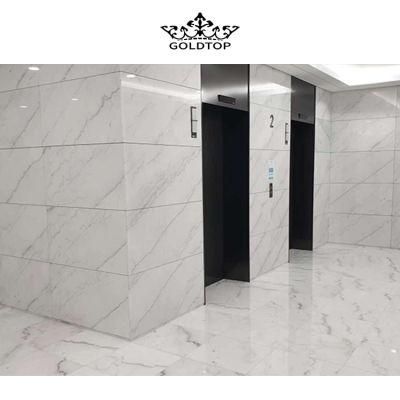 500X1500mm Guangxi White Glossy Natural Marble Design Floor Wall Tile for Living Room Home Decoration