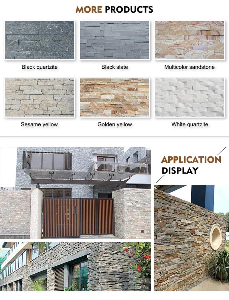Exterior Slate Wall Panel Corner Stone
