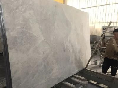 Grey and White Marble Orina Slab for Flooring
