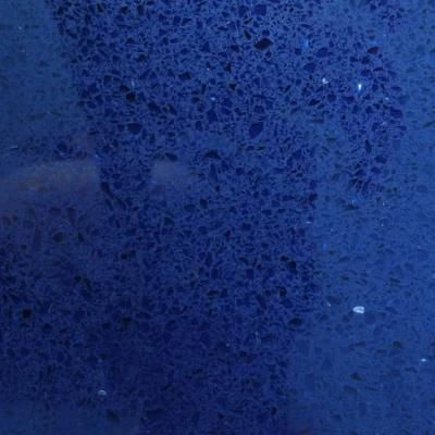 Navy Sparkle Blue Color Quartz Stone Slab