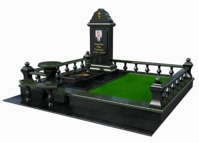 China Good Price Pure Black Granite Headstone/Black Monuments for Grave