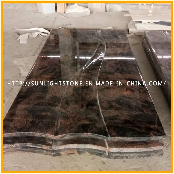 European Style Tombstone Monument G664 Granite Tombstone Cover Slab