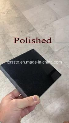 Cheap Price New Absolute Black Granite Paving Stone Tiles Polished