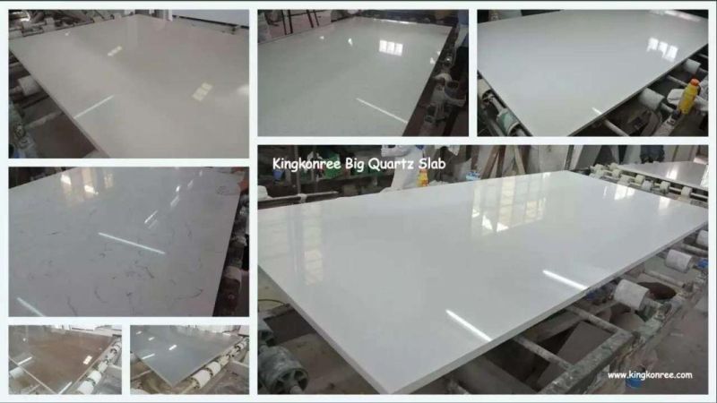China Factory Engineered Quartz Stone 20mm Artificial Silestone Quartz Slab for Kitchen Countertops