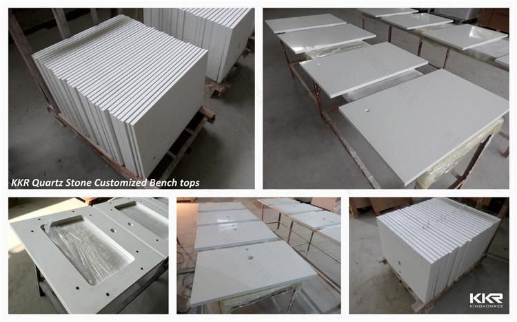 Kingkonree High Density Artificial Silestone Quartz Marble for Kitchen Set