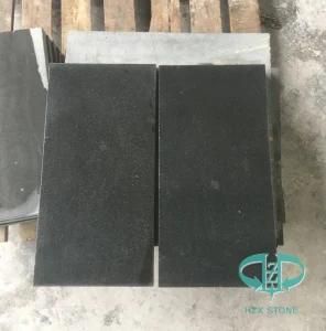 Polished/Honed Black Granite for Slabs/Tiles