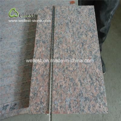 Marple Red Granite Flamed Surface Exterior Flooring Tile