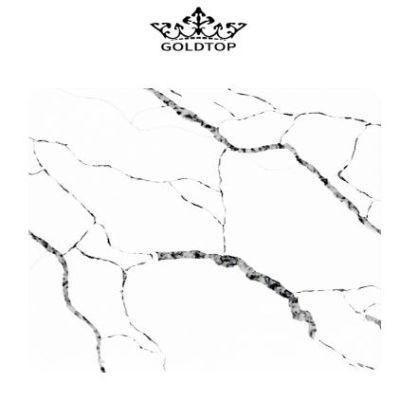 Expert Clover Polished Calacatta Stone Artificial Quartz for Kitchen Table Tops Countertop