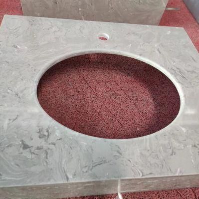 China Factory Artificial Stone Bathroom Vanity Top Countertops Vanity Tops