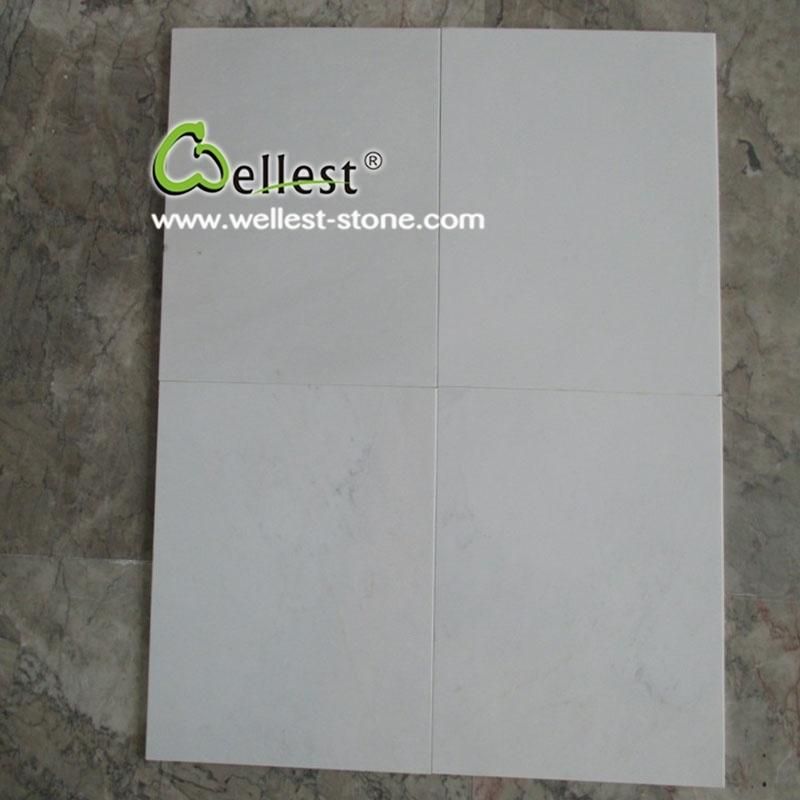 Pure White Nature Marble for Wall and Floor Tile Projects