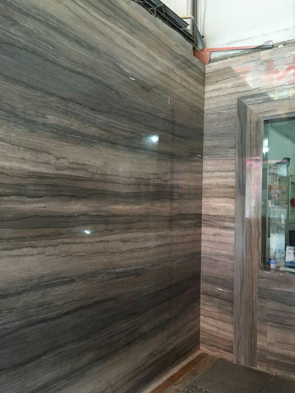 Silan Wooden Marble Blue Timber Marble Slabs