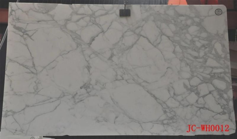 Calaeata White Polished Marble Slabs for Interior Flooring Wall Decoration