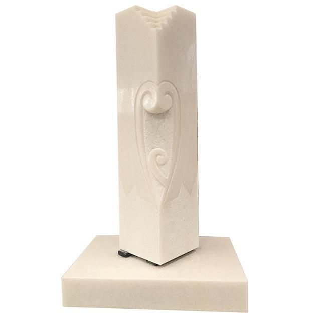 Factory Price Modern Style Hunan White Marble Gravestone for Sale
