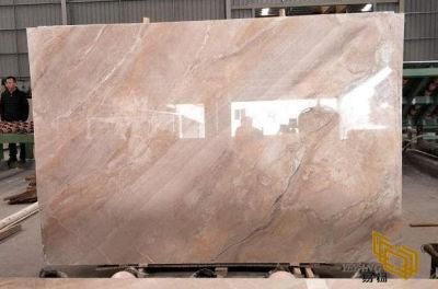 Polished Yellow/Brown/Pink Natural Stone Marble for Kitchen/Bathroom/Countertop/Vanitytop/Wall/Floor Tile