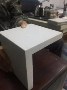White Quartz Miter Edge