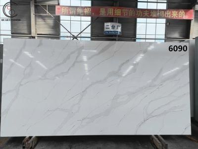 Black 2205 Artificial Quartz Stone Slab with Beautiful Veins