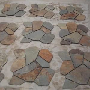 High Grade Walls Decorative Multicolor Slate Flagstone (SMC-R071)