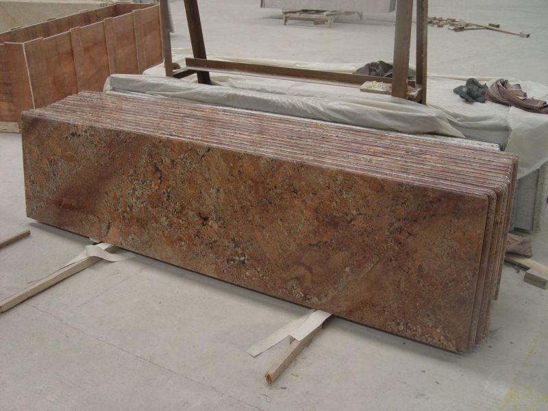 restaurant Juparana Crema Stone Bar Countertop Granite Design