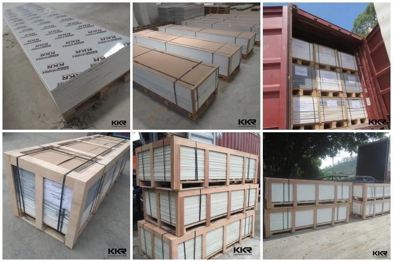 Building Material 12mm Artificial Stone Texture Acrylic Solid Surface Sheet