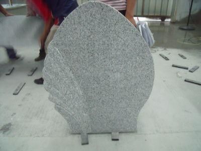 Natural Customized Muslim Style Tombstone Granite Monuments Headstone