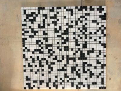 Pure White &amp; Black Marble Mosaic for Sale