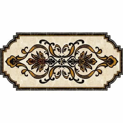 Hotel Corridor Waterjet Inlaid Marble Floors