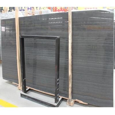 Black/Grey/Wood Natural Marble Stone Slabs/Tiles/Countertops for Kitchen/Bathroom Flooring/Wall Project
